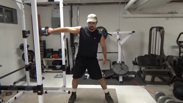 Lateral Kettlebell Swings