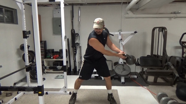 Lateral Kettlebell Swings