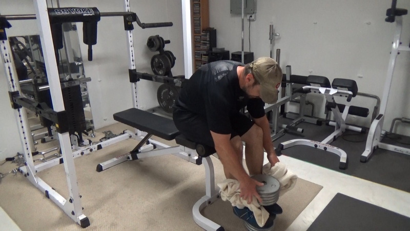 Dumbbell Leg Extensions for Quad Isolation Setup