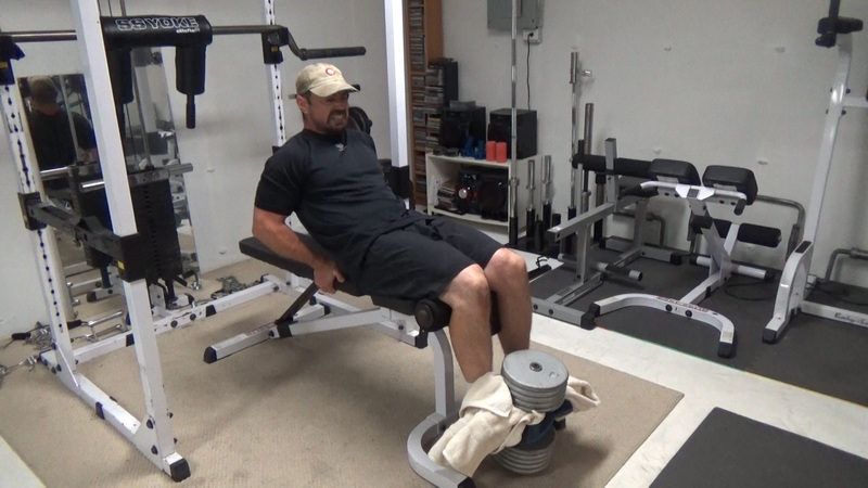Dumbbell Leg Extensions for Quad Isolation Bottom