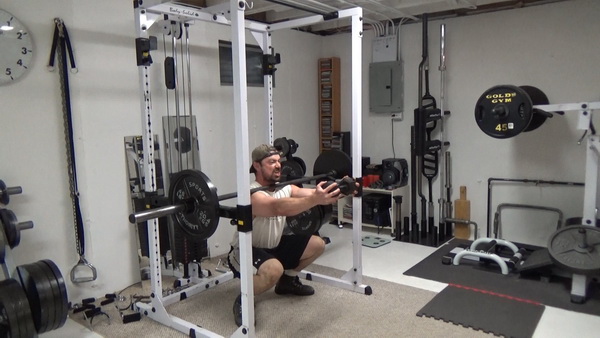 Frankenstein Plus Dumbbell Squats Start