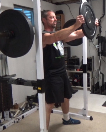 Frankenstein Plus Plate Squats For Improving Front Squats Position Strength
