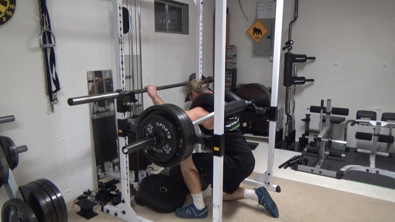 Hatfield Pendulum Squats for Heavy Quad Training setup 2