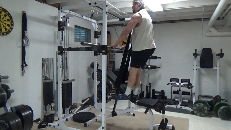 Pendulum Squats with The Incline Bench and Bands