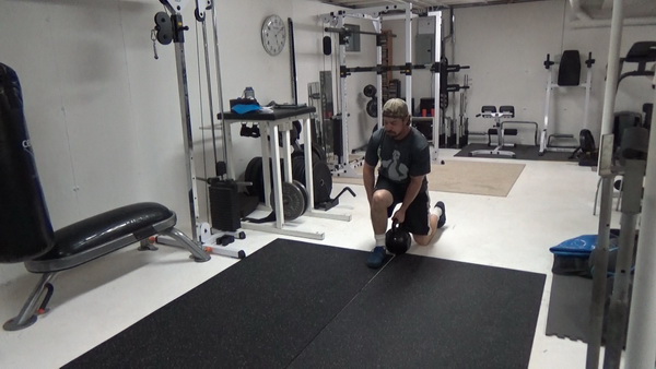 Pass-Under Walking Lunges