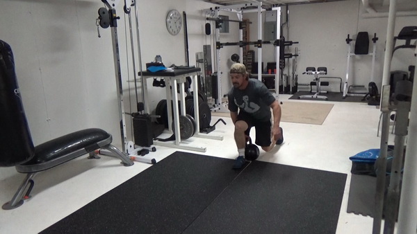 Pass-Under Walking Lunges