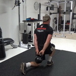 Quad Stretch Walking Lunges For Quad Activation and Mass