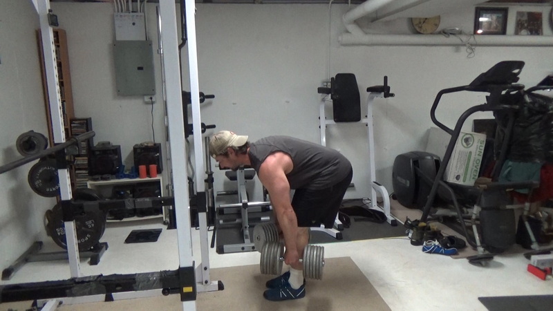Total Leg Split Squats of Death - Down stiff leg deadlift 2