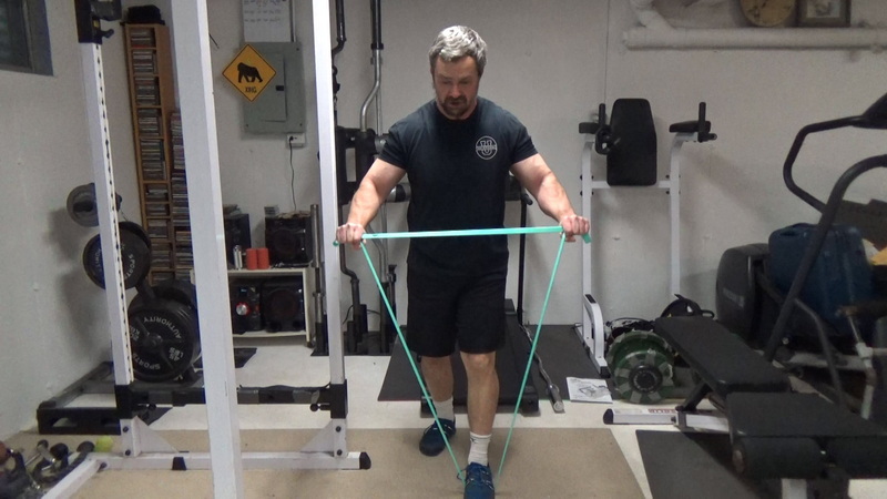 Band Triangle Lateral Raises For Bigger Side Delts