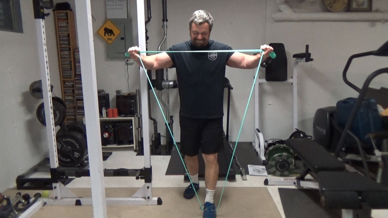 Band Triangle Lateral Raises For Bigger Side Delts