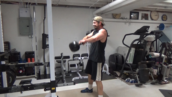 Kettlebell Swing High Pulls For Power Shoulder Training Halfway