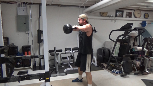 Kettlebell Swing High Pulls For Power Shoulder Training Finish