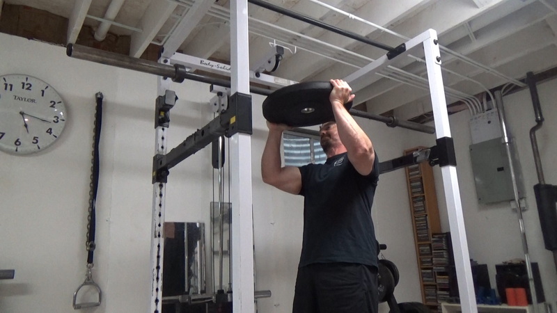 Plate-Bar Shoulder Presses For Delt Activation and Mass