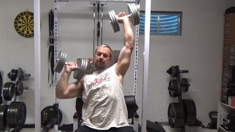 Reverse Alternating Dumbbell Shoulder Press For Building Bigger Shoulders