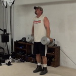 Hybrid Cable-Dumbbell Shrugs for Monster Traps