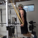 Band-on-Bar Dips for Dual-Resistance Continuous Tension Tricep Training