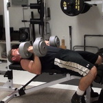 Close Neutral Grip Dumbbell Bench Press