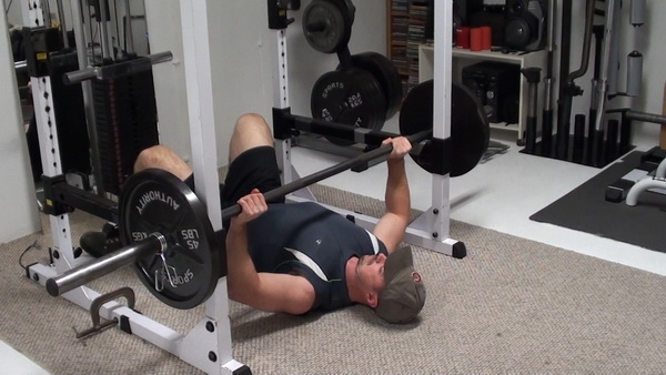 Partial-Range Barbell Bench Press Bottom