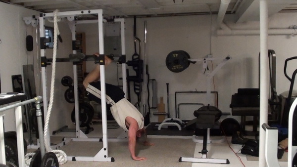 Modified Handstand Push-Ups