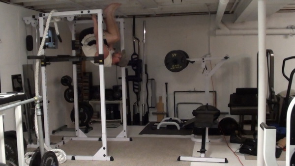 Upside Down Bodyweight Rows Bottom