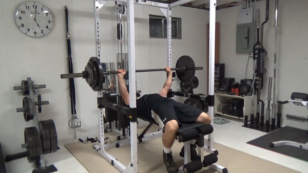 Up And Down The Rack Bench Press for Chest Mass
