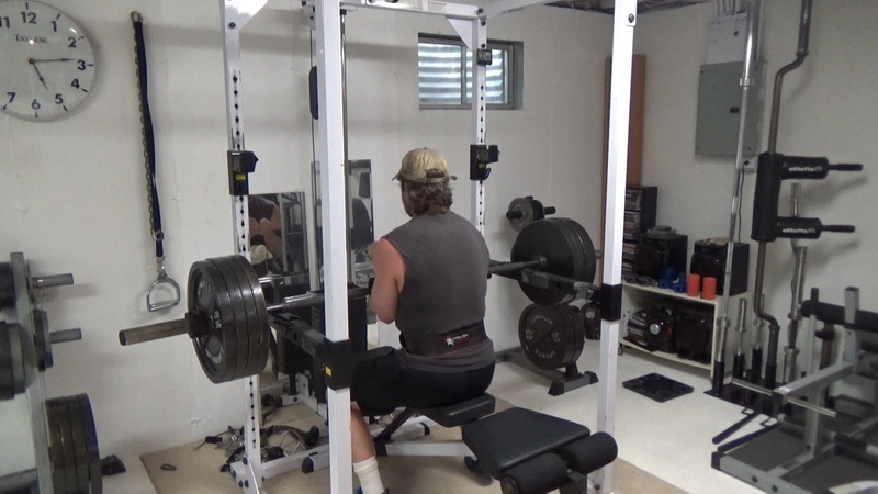 Bottom-Start Zercher Pin Squats For Core and Upper Back Strength Start