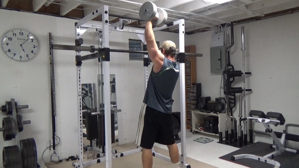 Dumbbell Shoulder Press Top