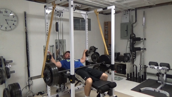 Reverse Band Eccentric Bench Press For Building Fast Bench Press Strength Get out