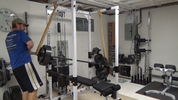 Reverse Band Eccentric Bench Press For Building Fast Bench Press Strength Lift up