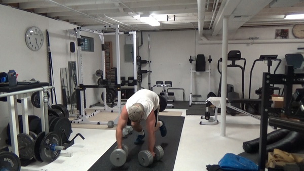 Heavy Dumbbell Crawl