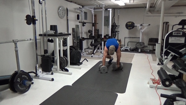 Dumbbell Crawling for Core