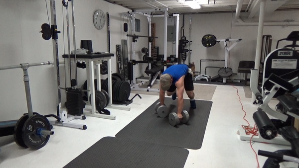 Dumbbell Crawling for Core