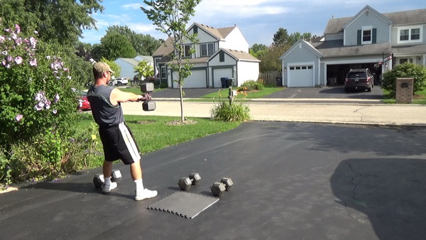 Kettlebell (or Dumbbell) Swings