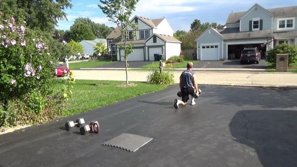 Two-Step Walking Lunges