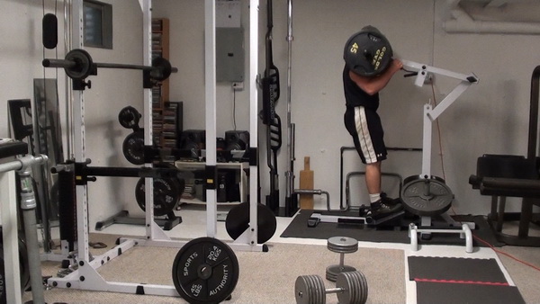 Light Machine Squats