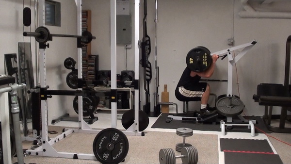 Light Machine Squats