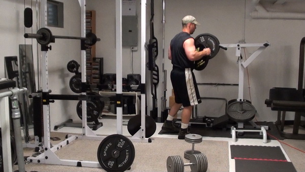 Light Machine Squats