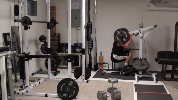 Light Machine Squats