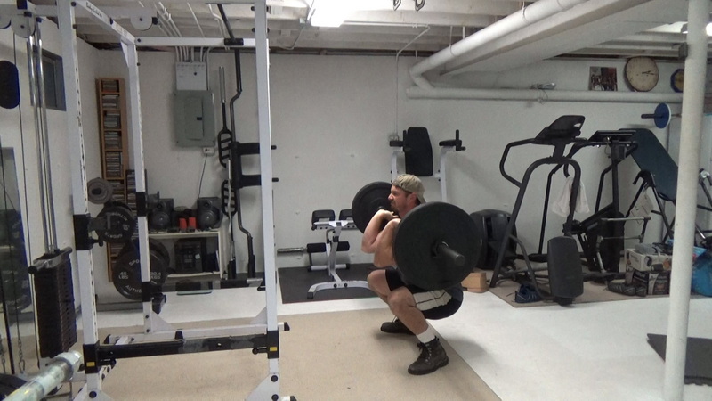 Clean Grip Front Squats