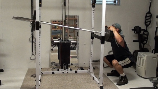 Power Rack Leverage Front Squats